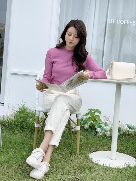 【百图lulu定制】【底妆德绒衫】德国拜耳公司 进口德绒面料 媲美羊绒效果 圆领打底衫 商品图5