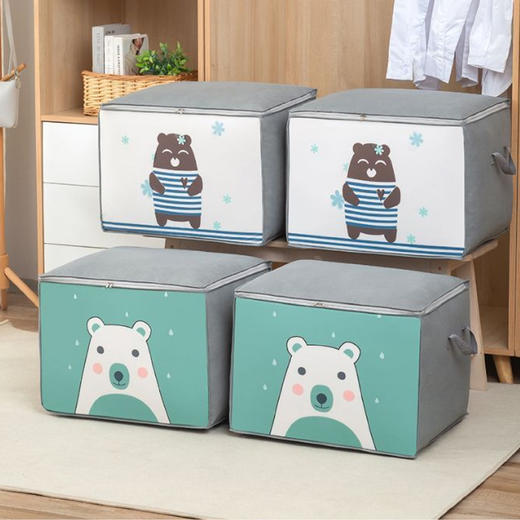 【限时折扣】衣服被子收纳袋子拉链式大容量收纳包（随机3个）50cm*420cm*39cm 商品图3