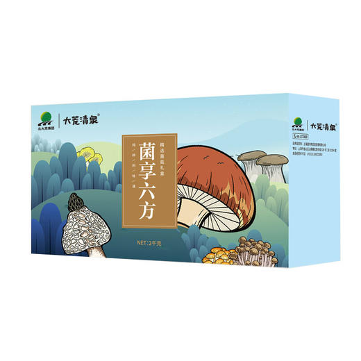北大荒·大荒清泉菌享六方菌菇礼盒 商品图1