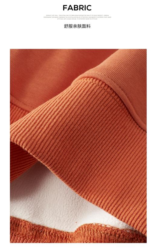 PINLI品立秋季新款男士圆领拼接鞋带压胶印花卫衣BG223209004 商品图7