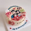 一家人爱心手绘蛋糕-低糖处理无添加 商品缩略图6