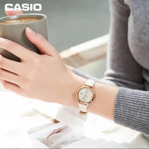 【时计廊】卡西欧（CASIO） 手表 人造蓝宝石玻璃镜面时尚防水石英女士手表 卡西欧女表腕表 SHE-3513PGL-7A 商品图2