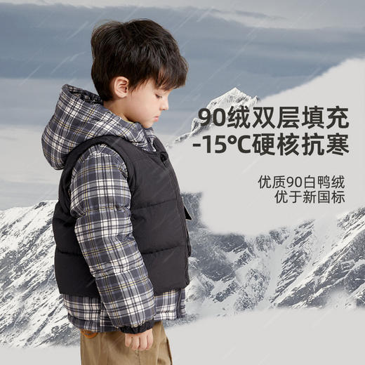 【一衣三穿 优质90白鸭绒双层填充】双重保暖两件套工装羽绒服PDWT2204 商品图2