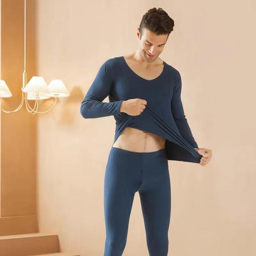 德绒情侣款保暖套装【买一送一！】【发热黑科技 37℃锁温】德绒保暖套装  轻薄锁温 裸感无痕 缓解干燥防静电 商品图0