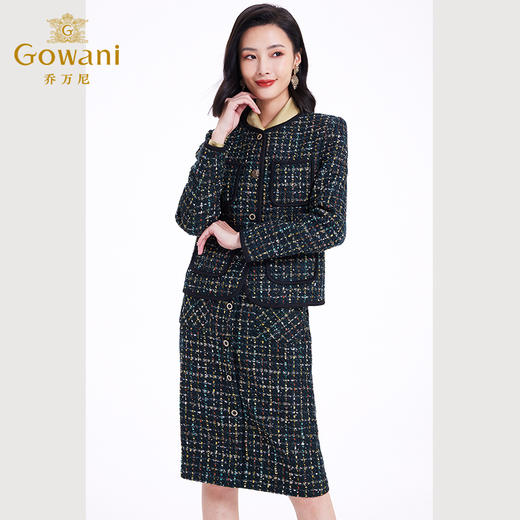 乔万尼小香风外套女新款冬季高级感名媛风EF4B113 商品图2