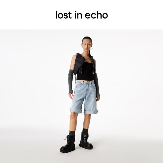 lost in echo 隆冬系列 绗缝填充及踝雪地靴防滑保暖羽绒靴棉鞋 商品图2