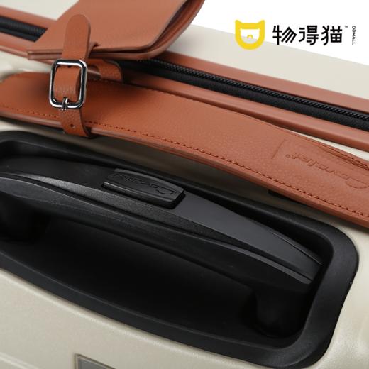 瑞典大牌皮框皮把手商务质感旅行箱19/24/28寸男女拉杆箱9675 商品图4