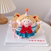 美少女猪立体蛋糕-低糖处理无添加 商品缩略图2