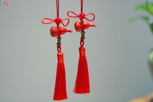 [ 鸿运 ] 朱砂葫芦挂件 ·一对装【此为一对价格】 商品图1