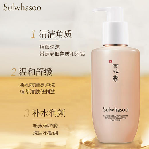 【全球购】【148元会员福利】雪花秀顺行柔和洁颜泡沫200ml    商品图1