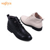 【春节不打烊】Safiya/索菲娅 秋冬英伦风2022年冬季新款时髦尖头系带低跟踝短靴 SF24116571 商品缩略图8