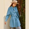 OLrain欧芮儿法式双面呢毛呢外套女春2025年新款翻领中长款大衣 商品缩略图0