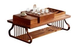 苏梨家具 吉祥如意多用茶桌 商品图0