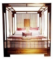 苏梨家具 吉祥如意架子床