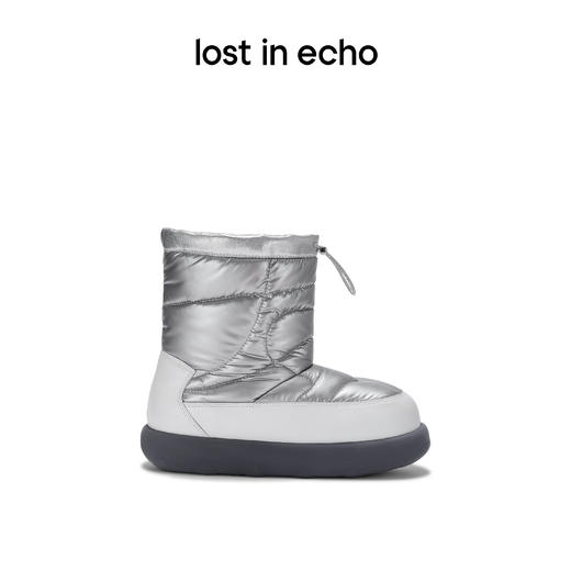 lost in echo 隆冬系列 绗缝填充及踝雪地靴防滑保暖羽绒靴棉鞋 商品图1
