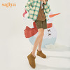 【春节不打烊】Safiya/索菲娅 2022冬季新款低帮短加厚羊毛保暖防滑雪地靴 SF2411A596 商品缩略图5