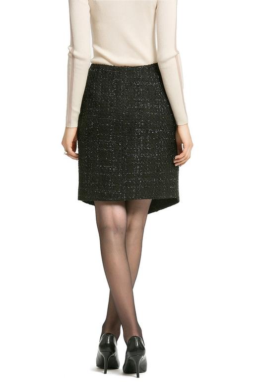 DAVID&FOCUS 混织不规则小A裙 390 商品图3