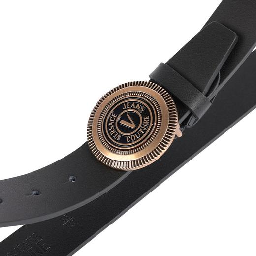 【特惠秒】VERSACE 范思哲男士圆形太阳花扣头真皮腰带 10822/11395 商品图5