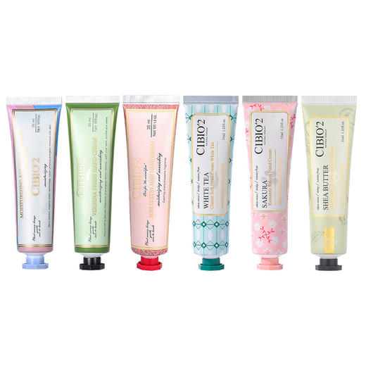 【一般贸易进口】泰国CIBIO'2保湿滋润补水护手霜35ml 玫瑰 浆果 马鞍草味 乳木果 樱花 白茶 商品图4