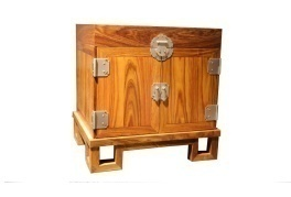 苏梨家具 花好月圆床头柜