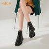 【春节不打烊】Safiya/索菲娅 潮酷炸街2022冬季新款英伦风真皮厚底系带马丁靴 SF24116034 商品缩略图2