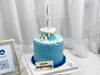 蓝色系复古小小双层蛋糕 商品缩略图1