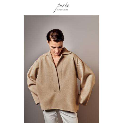 #0208「POLO SHORT COAT   」85% WOOL 15% CASHMERE  Polo领短大衣 商品图0