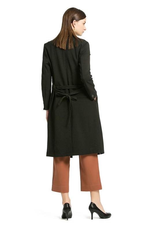 EMC亿美丞 设计感黑色长版外套 145 商品图4