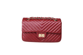 豪麟名鞋奥莱迪嘉女装羊皮革TWPB22TW207酒红色 原价1960元