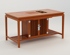 苏梨家具 花好月圆茶台02