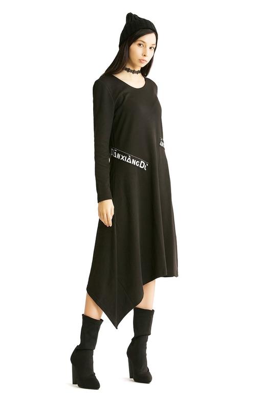 ELLA JADE 黑色时髦字母连衣裙 297 商品图2