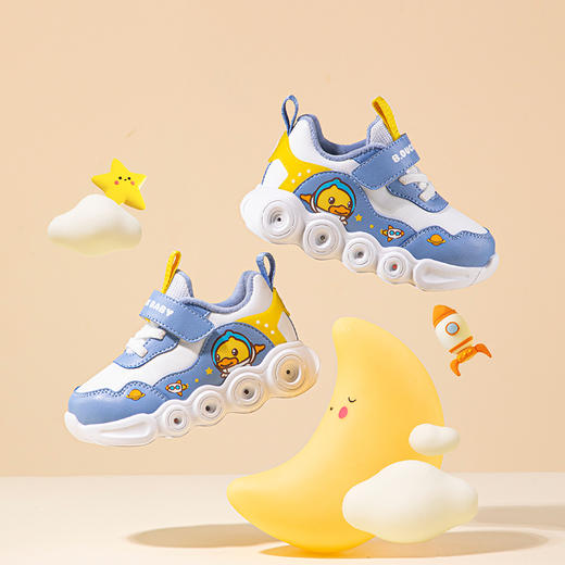 B.DUCK小黄鸭童鞋冬季时尚运动鞋22-30 BY5385021 商品图3