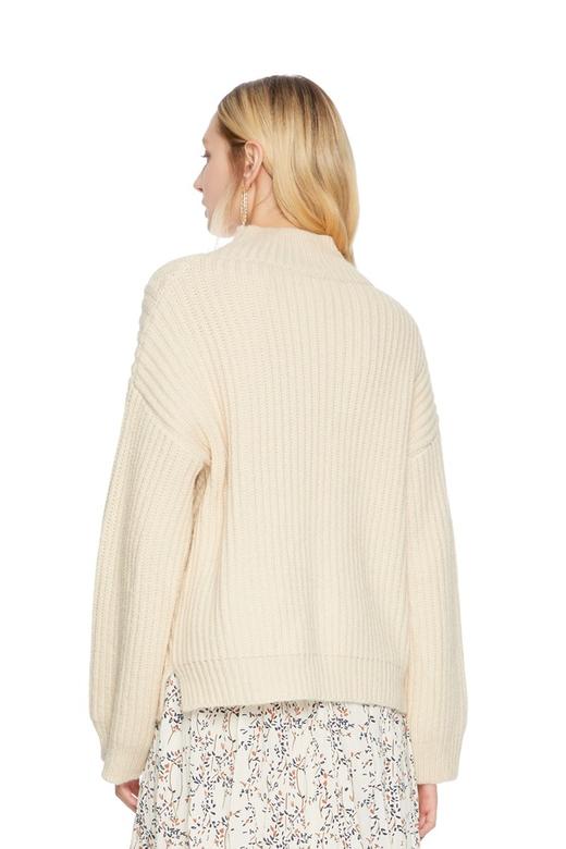 AUGUST 1 EIGHT 简约休闲高领毛衣 5081 商品图1