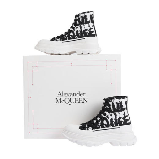 【超惠秒】ALEXANDER MCQUEEN 亚历山大·麦昆 女士高帮 耐磨增高明星同款潮流百搭休闲鞋 10847 商品图1