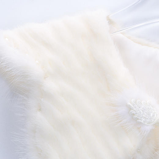 非质量问题不退换哦~蓬纱馆 女童外套秋装毛绒洋气新款-雪芙外套 商品图5