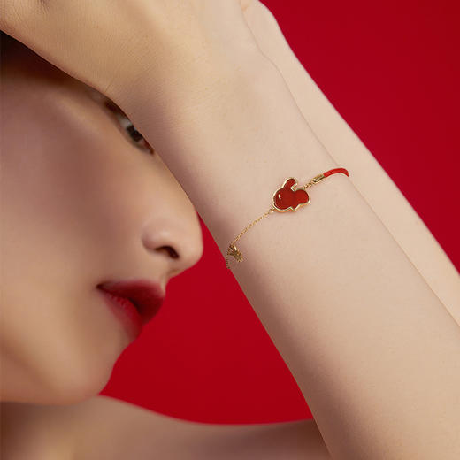 有钱兔【拼接红绳手链】 商品图3