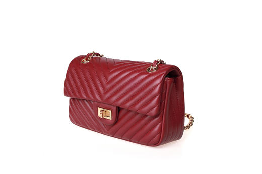 豪麟名鞋奥莱迪嘉女装羊皮革TWPB22TW207酒红色 原价1960元 商品图1