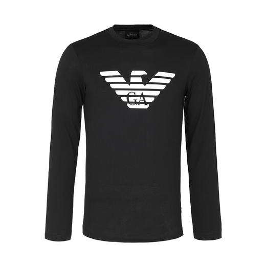 【超惠秒】Armani EA7 男士飞鹰logo百搭全棉长袖T恤 10651 商品图0