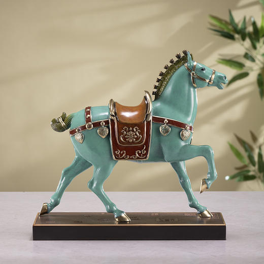 【6F】朱炳仁铜 壮志凌云客厅装饰马摆件家居饰品办公桌摆件办公室摆件 商品图4