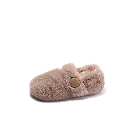 【可爱俏皮儿童毛毛鞋】2022冬季新款女童加绒保暖棉鞋宝宝软底居家男童休闲鞋 商品图6