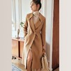 OLrain欧芮儿法式双面呢毛呢外套女春2025年新款中长款羊毛大衣 商品缩略图4