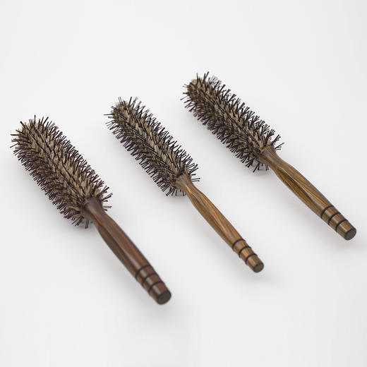 森倒毛梳  滚梳 长款 发廊专业 圆滚卷发梳子 内扣 吹造型 商品图7