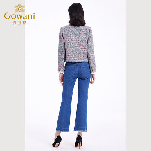 乔万尼小香风短外套秋冬新款粗花呢设计感EF4B135 商品图4