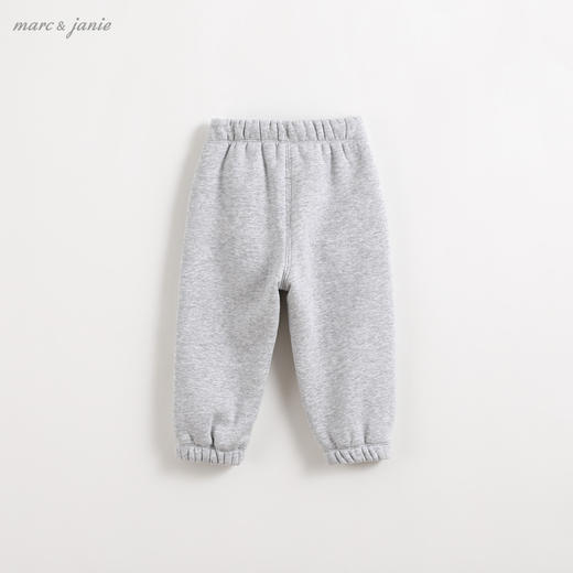 马克珍妮秋冬新款 男女童加绒休闲运动裤 儿童裤子221936 商品图1