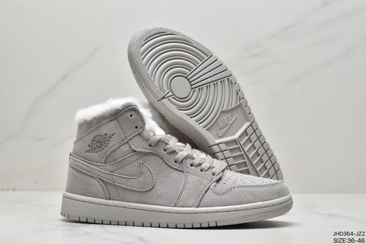 耐克Nike Air Jordan 1 Mid SE Brown Fleece中帮经典复古休闲运动板鞋男女鞋 商品图4