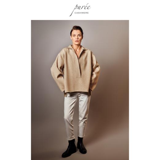 #0208「POLO SHORT COAT   」85% WOOL 15% CASHMERE  Polo领短大衣 商品图1