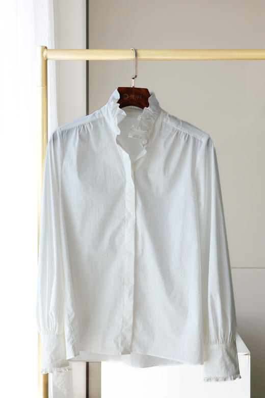 小花边白衬衫 商品图7