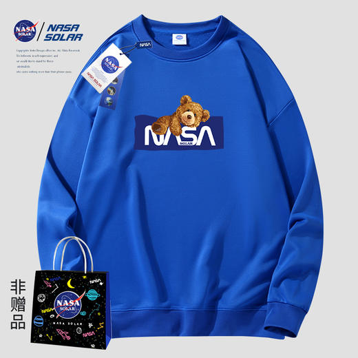 【发货地疫情】第二件0元！早秋季【NASA  SOLAR卫衣】oversize风慵懒宽松卫衣休闲潮流美式潮牌情侣上衣男女 商品图11