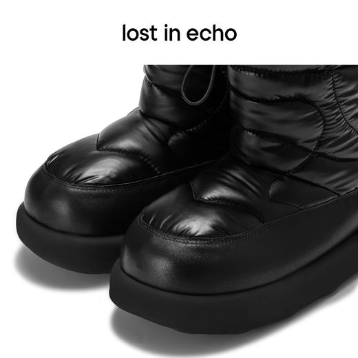 lost in echo 隆冬系列 绗缝填充及踝雪地靴防滑保暖羽绒靴棉鞋 商品图4
