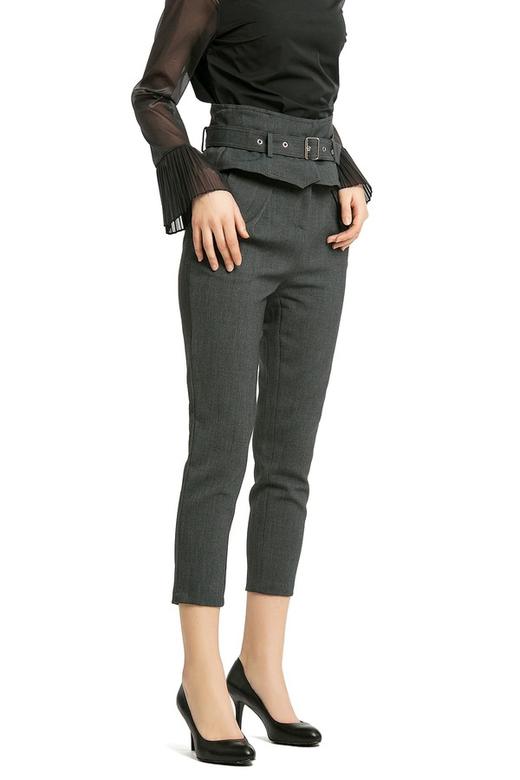 NOIR 精致腰封装饰长裤 986 商品图2